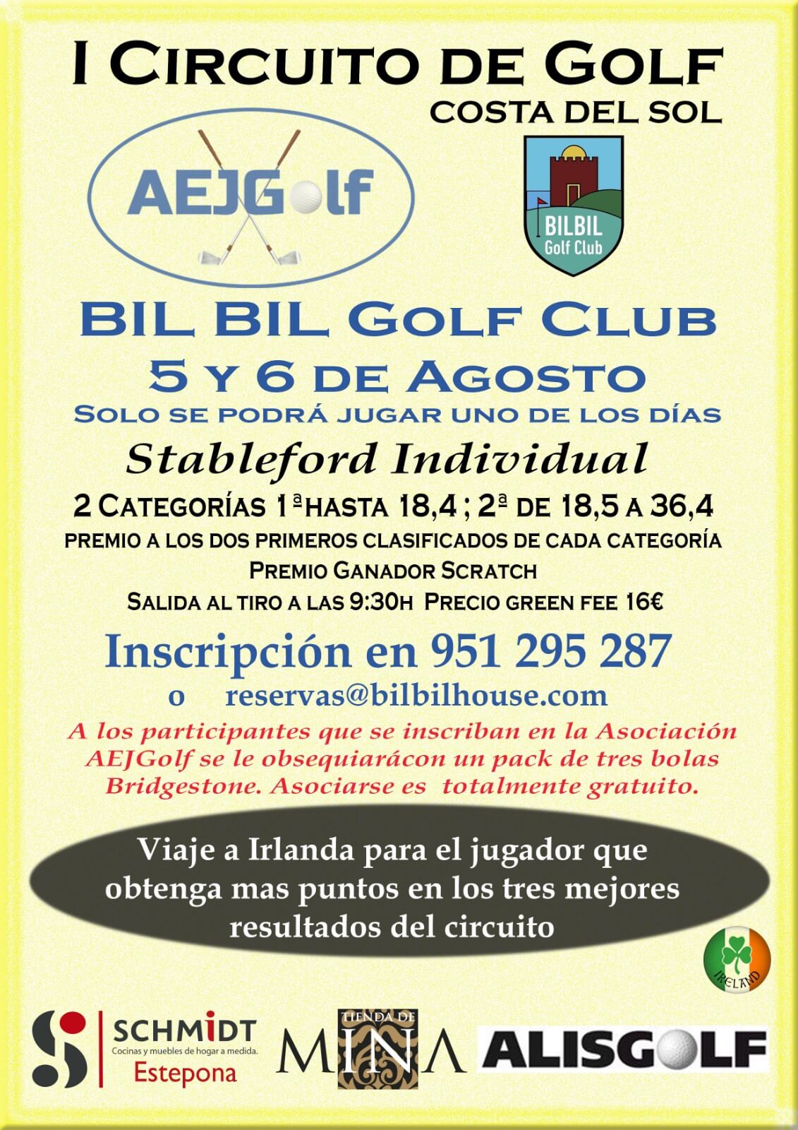 I CIRCUITO COSTA DEL SOL BIL BIL GOLF (P&P)