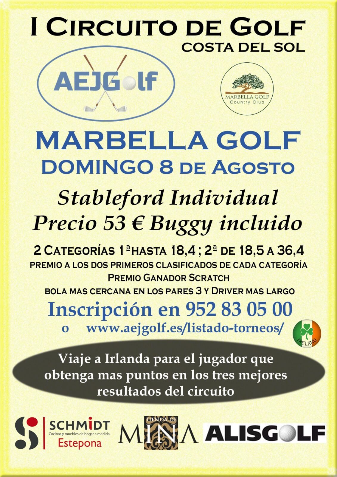 08/08/2021 – I CIRCUITO DE GOLF COSTA DEL SOL MARBELLA GOLF