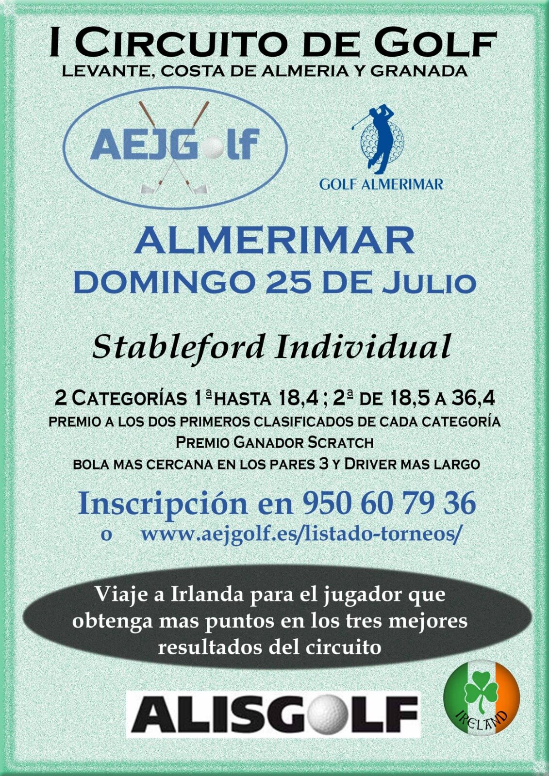 I Circuito de Golf Levante, Costa de Almería y Granada CLUB DE GOLF ALMERIMAR