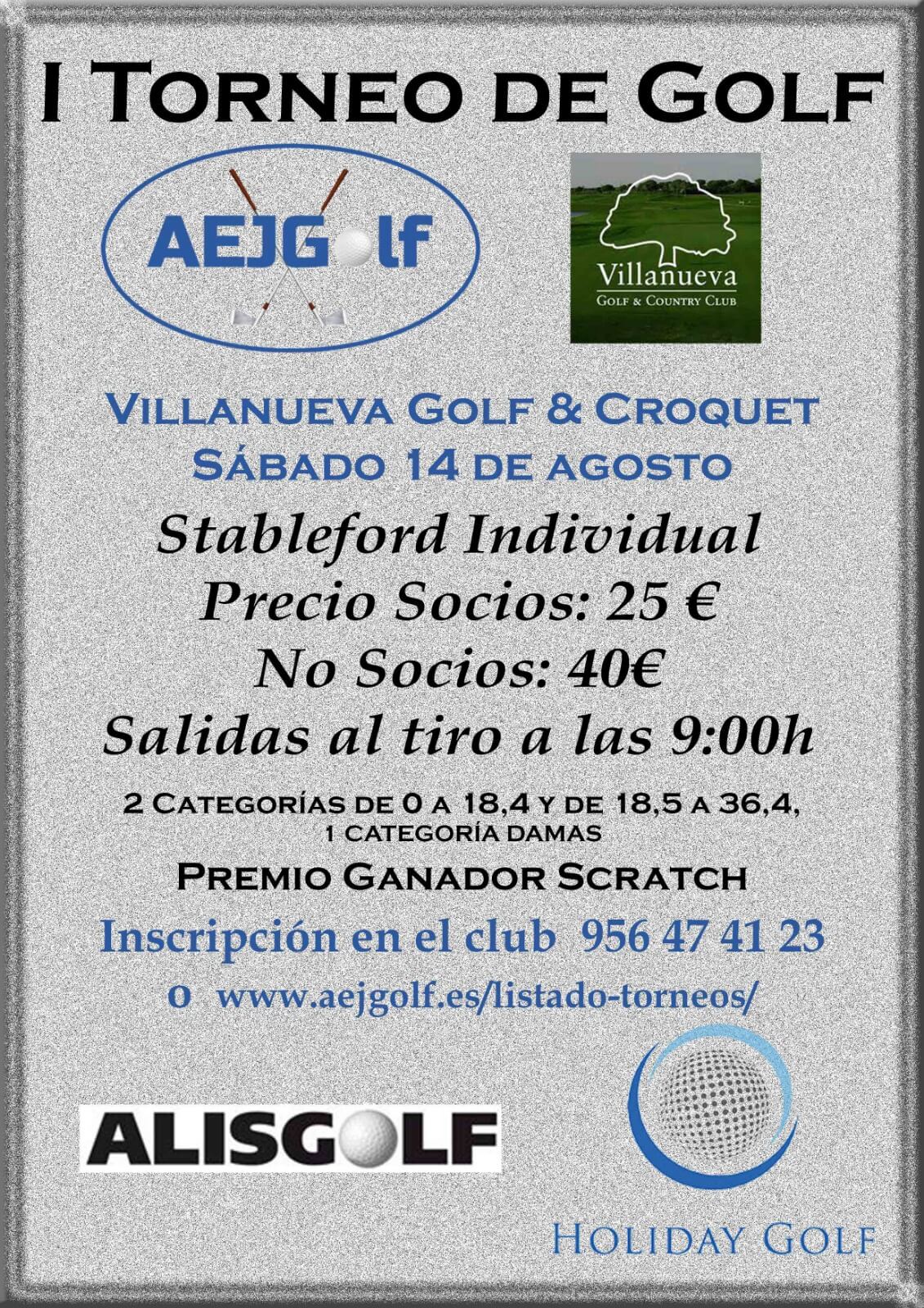 14/08/2021 I TORNEO DE GOLF VILLANUEVA GOLF