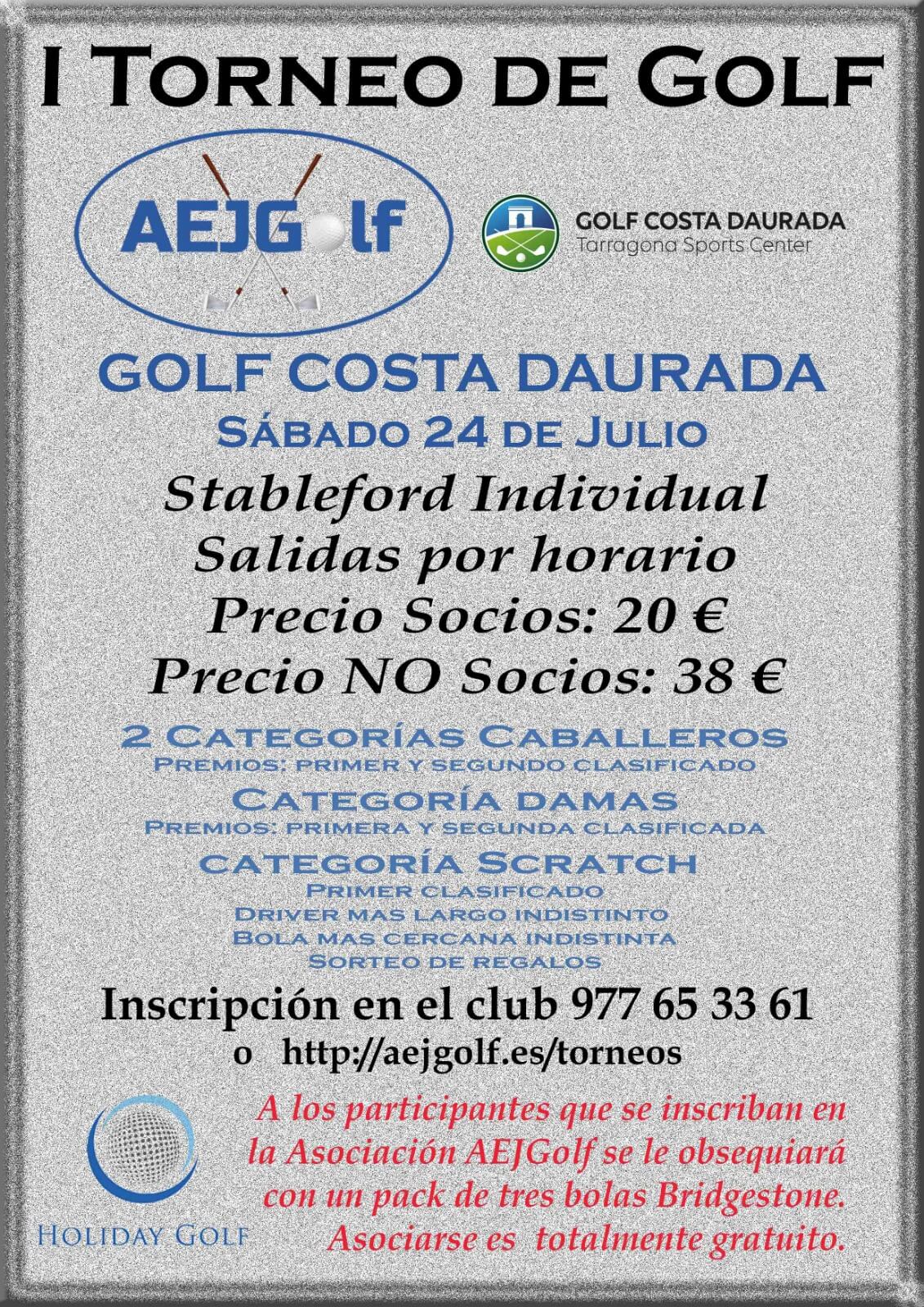 I Torneo de Golf AEJGolf GOLF COSTA DAURADA