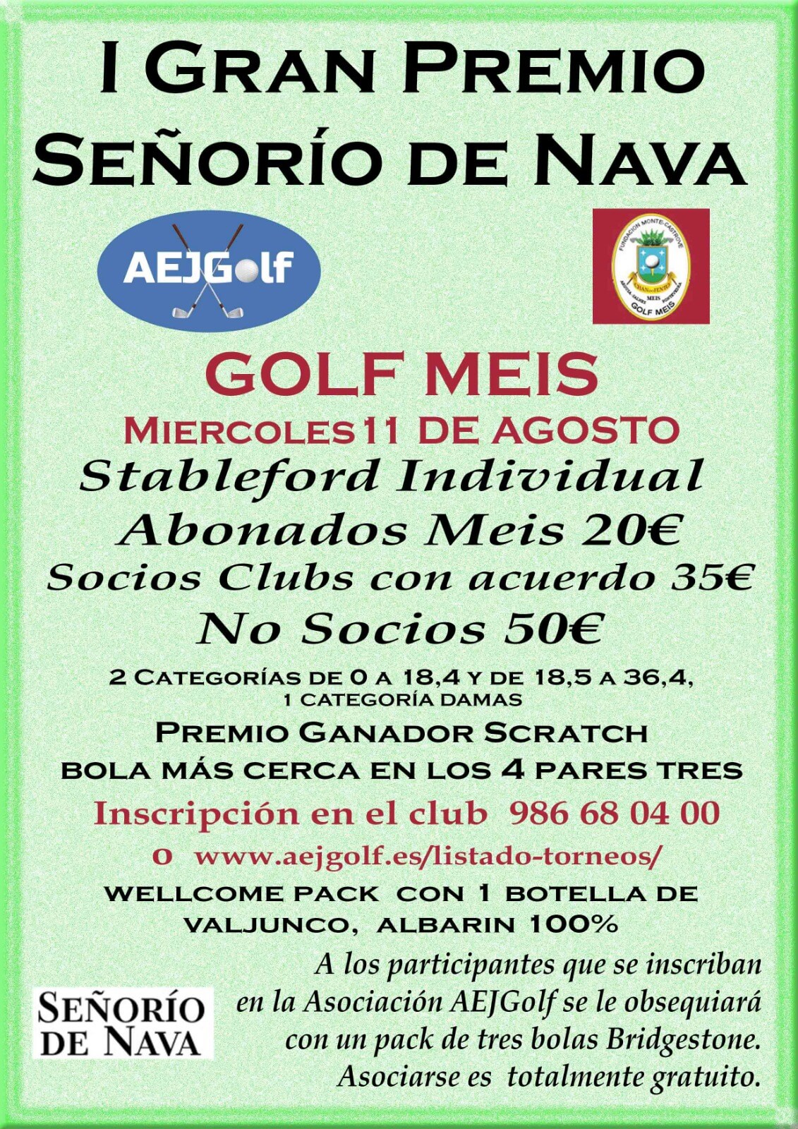 11/08/2021 I GRAN PREMIO SEÑORIO DE NAVA GOLF MEIS